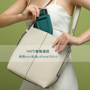 hood雪糕ini电熨斗迷你家用小型手持折叠旅行烫斗出差便携式
