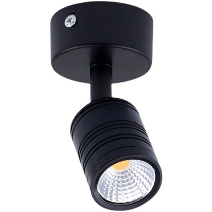 黑色led明装小免孔天灯客厅背景墙W调彩光吸顶伏