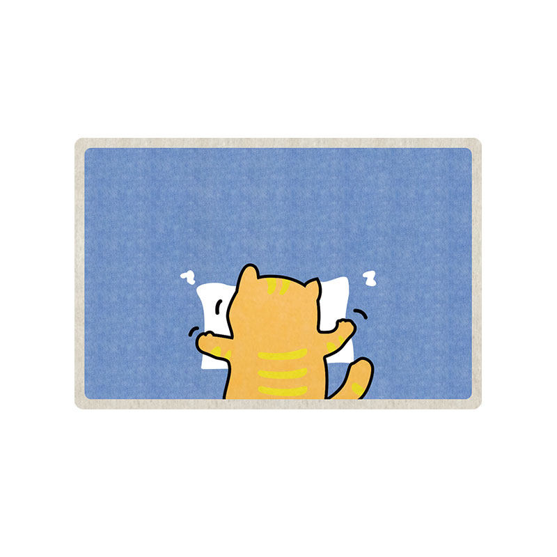 懒猫设计毛毡板照片墙软木板功能扎板黄萌猫猫墙饰品幼儿园墙