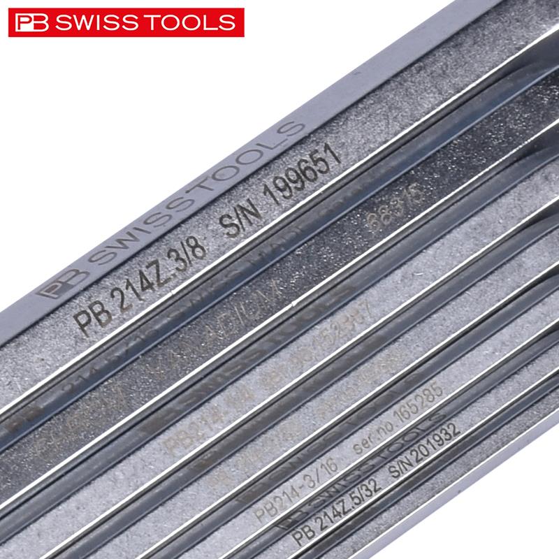 PB英制内六角扳手加长/ 1/1 5/ /2 7/ 1/8 9/