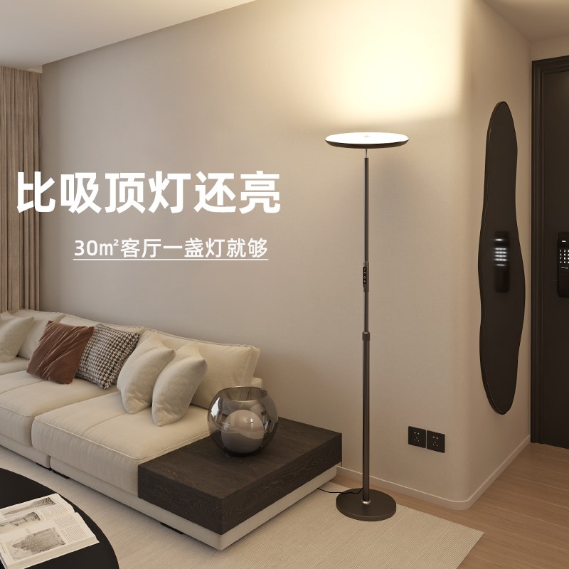 大功率护眼落地灯 全光谱现代立灯 卧室床补光灯