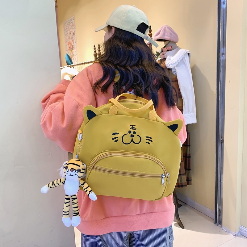 2023新款大容量妈咪母婴包卡通可爱大学生双肩包时尚手提斜挎背包