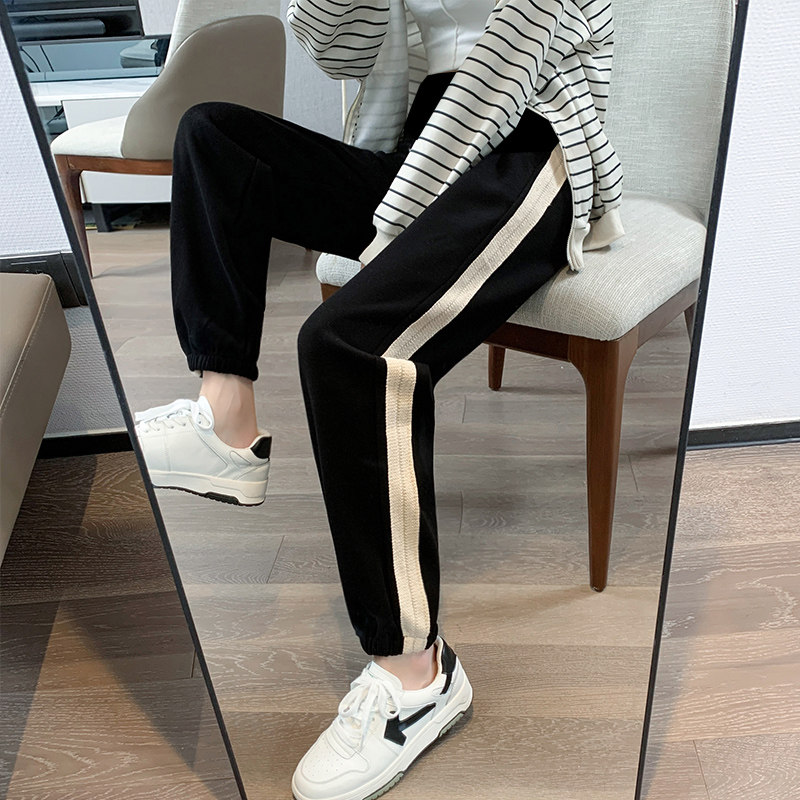孕妇裤子春秋款外穿打底裤小个子夏季薄款大码运动裤女春装休闲裤
