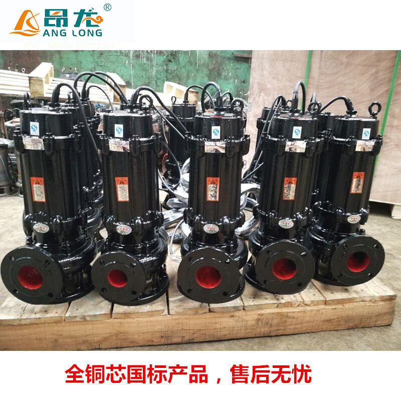 河塘抽泥抽水无堵塞污水泵 无堵塞防缠绕清淤泵 垃圾厂排污潜水泵