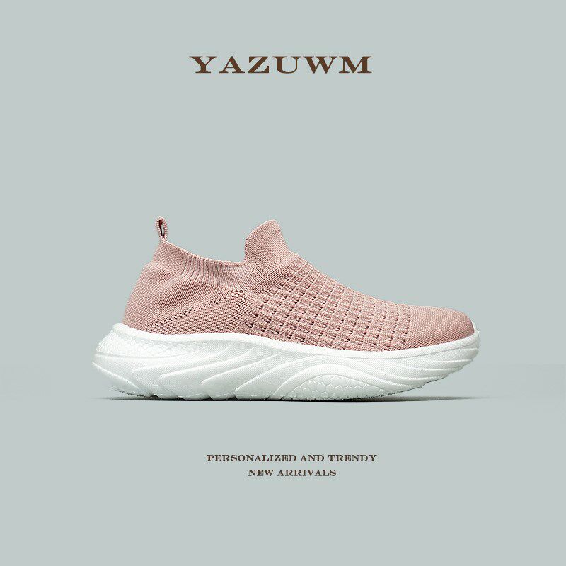 超舒服好穿健身瑜伽一脚蹬袜子鞋男女款踩屎感爆米花底透气运动鞋