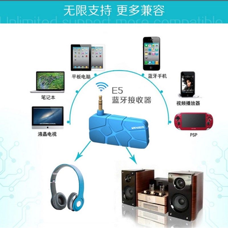 4.0蓝牙音频接收器 4.0车载蓝牙免提 头套式耳机蓝牙音频适配器