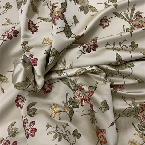 样板间轻奢花卉窗帘布艺及酒店配套沙发抱枕靠包腰枕系列装饰用料