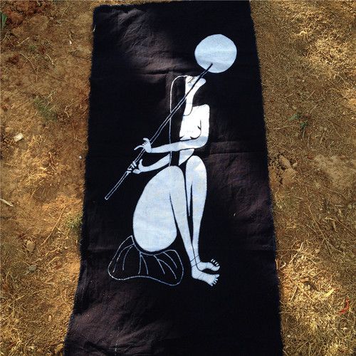 云南特色手工礼物 蜡染画壁挂盖布餐厅宾馆茶楼居家装饰背景墙贴