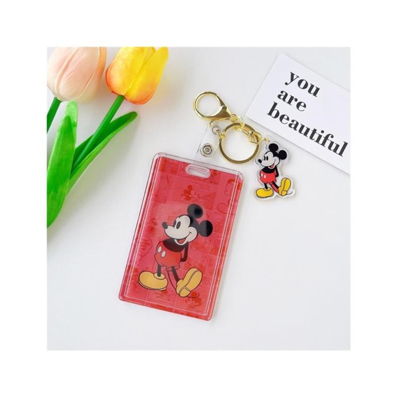 key Mouse Keychain School Bag Charm Toy Story Id CardY Holde