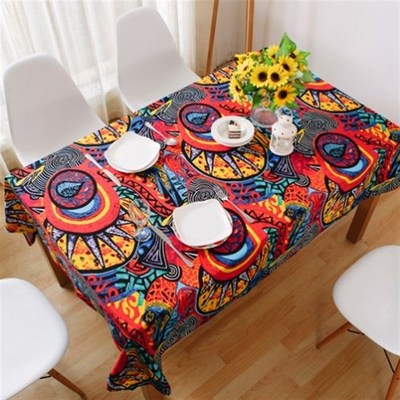 Vintage bar coffee shop lxinen table cloth mat tablecloth