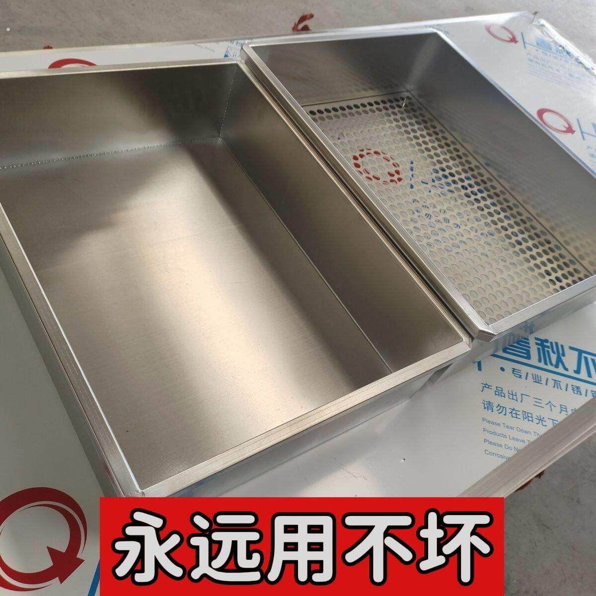 炒货筛子板栗漏网工具双层加厚不锈钢方形板栗机配件不锈钢筛网