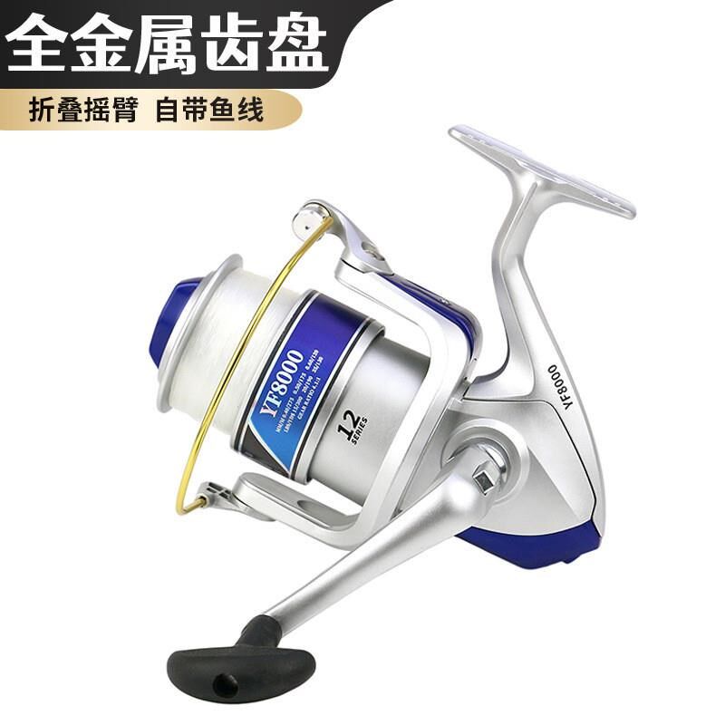渔轮卷线器鱼线轮抛竿远w投海竿轮路亚轮筏竿鱼轮金属机芯