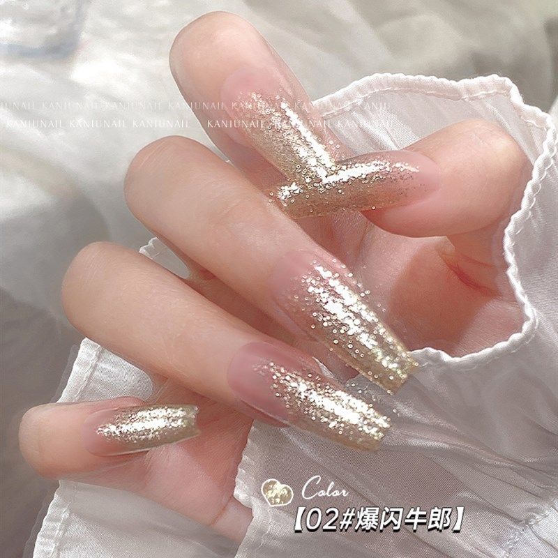 甲油胶套装2023年新款爆闪牛郎亮片超闪铂金指甲胶烤灯美甲店专用,彩妆/香水/美妆工具,甲油胶,淘宝优惠券,粉丝福利购,淘宝优惠卷