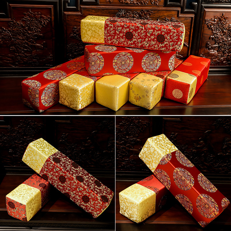 中式沙发靠垫红木抱枕中国风新古典靠背实木M腰枕扶手枕靠枕方形