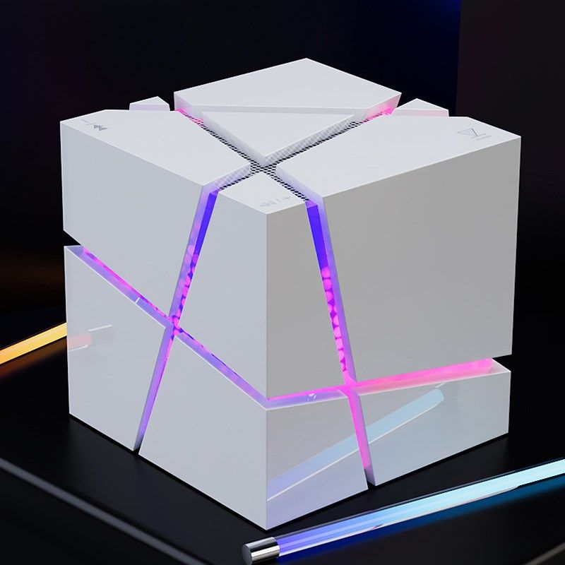 魔方蓝牙音响迷你小型创意无线音箱台H式电脑小低音炮男生生日礼