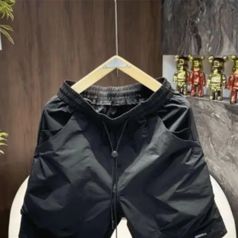 2025夏季薄款速干工装短裤男士宽松透气户外休闲五分裤潮牌沙滩裤,男装,短裤,淘宝优惠券,粉丝福利购,淘宝优惠卷