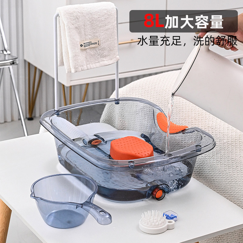 家用平躺式洗头盆双排水口老人y孕妇卧床病人专用大容量洗头发神