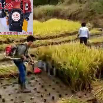 割草机小型家用四k行程大功率割草机草稻谷水稻小麦玉米油菜收割