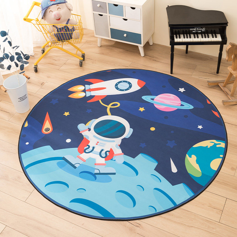 圆形地毯卧室床边电脑转椅儿童房学习写字台书桌凳下防滑垫子可擦,居家布艺,地毯,淘宝优惠券,粉丝福利购,淘宝优惠卷