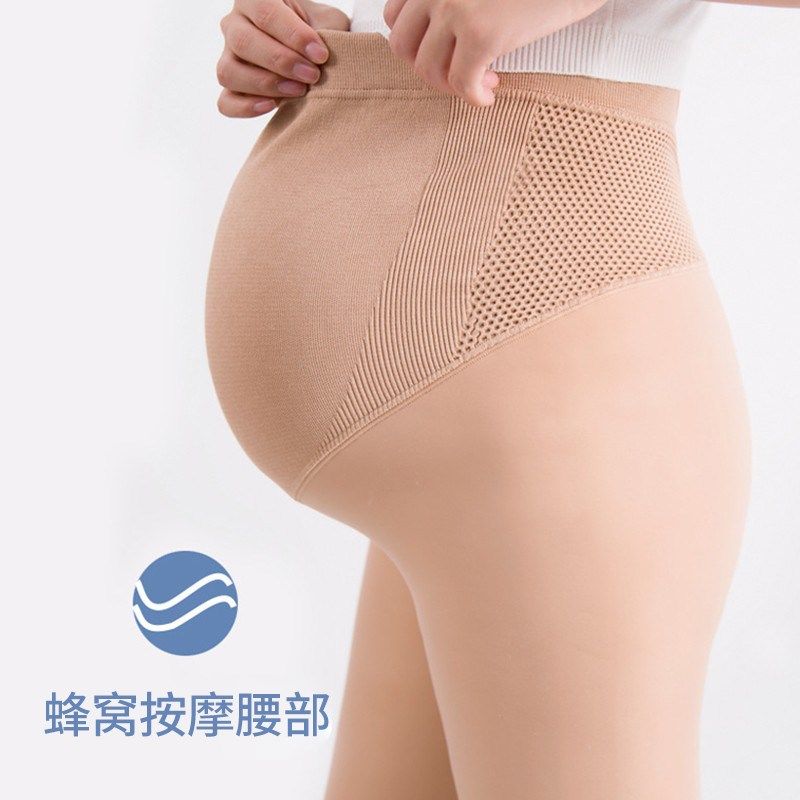 孕妇打底裤春秋外穿光腿神器秋冬打底袜水光袜肉色加绒加厚连裤袜