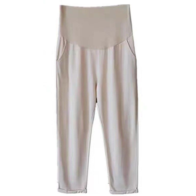 孕妇休闲裤春秋2024新款外穿小个子白色九分宽松哈伦裤子春夏薄款,孕妇装/孕产妇用品/营养,孕妇打底裤,淘宝优惠券,粉丝福利购,淘宝优惠卷