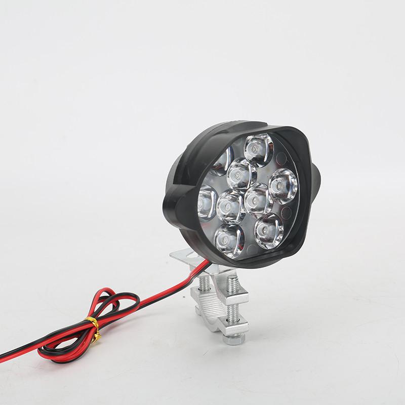 石栏犀利眼电动车led大灯外置改装灯摩托车射灯12v48v60v防水灯