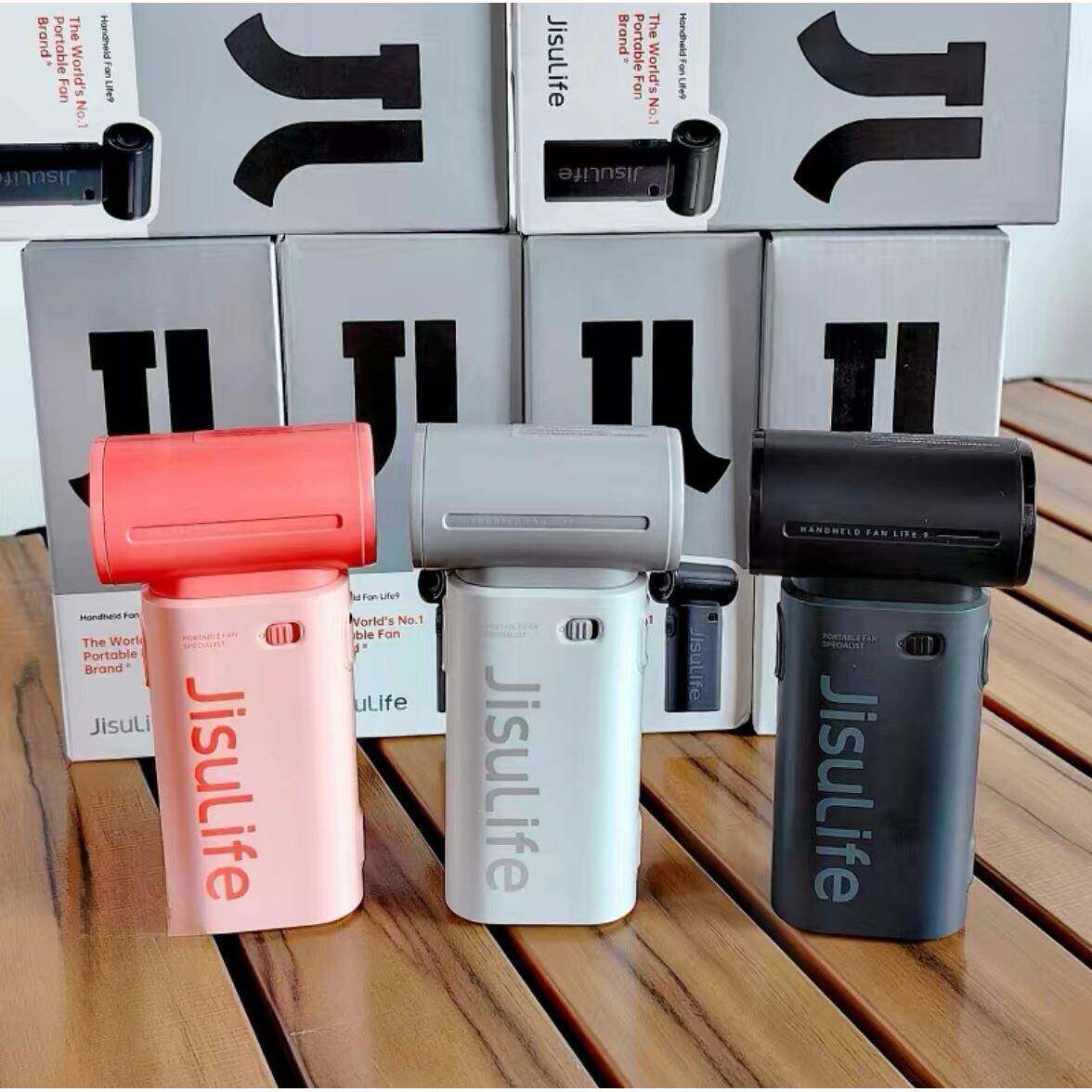 吉苏小型风扇手持迷你无叶涡轮户外光声学生台式长寿命风扇寿命