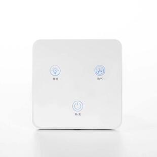 浴霸通用免布无线面板86型浴室风暖五合一智能液晶屏遥控开关5开