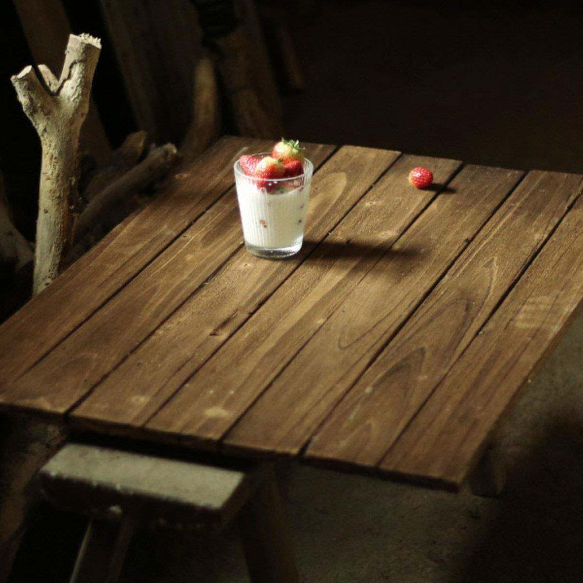 实木覆古做旧老木板美食拍照道具桌面台面摄影背景板食品拍摄摆件