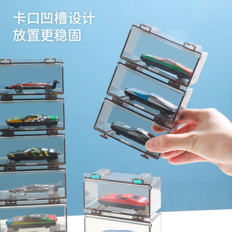 多美卡展示盒防尘亚克力1:64TOMICA跑车模收藏可叠加小汽车收纳盒图片