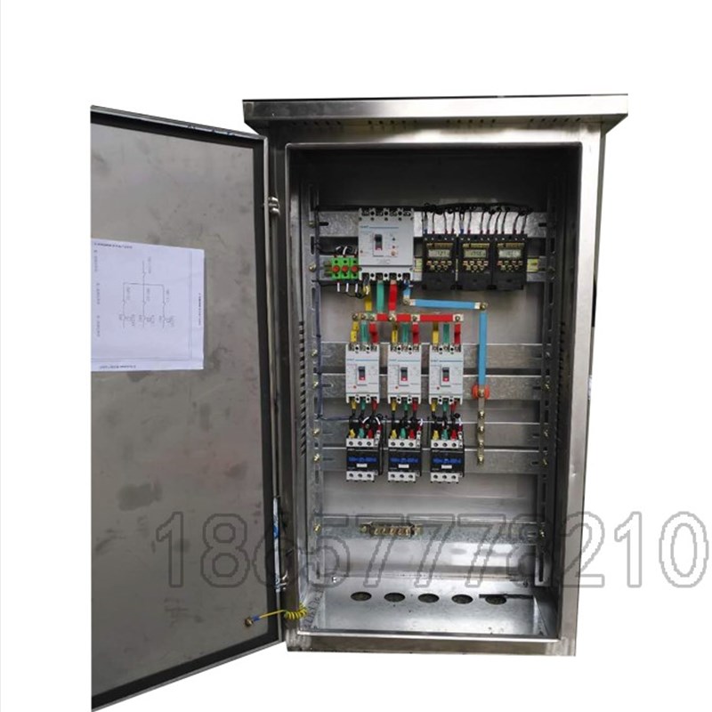 户外路灯时控箱开关柜不绣钢配电箱动力控制落地配电柜厂房照明箱