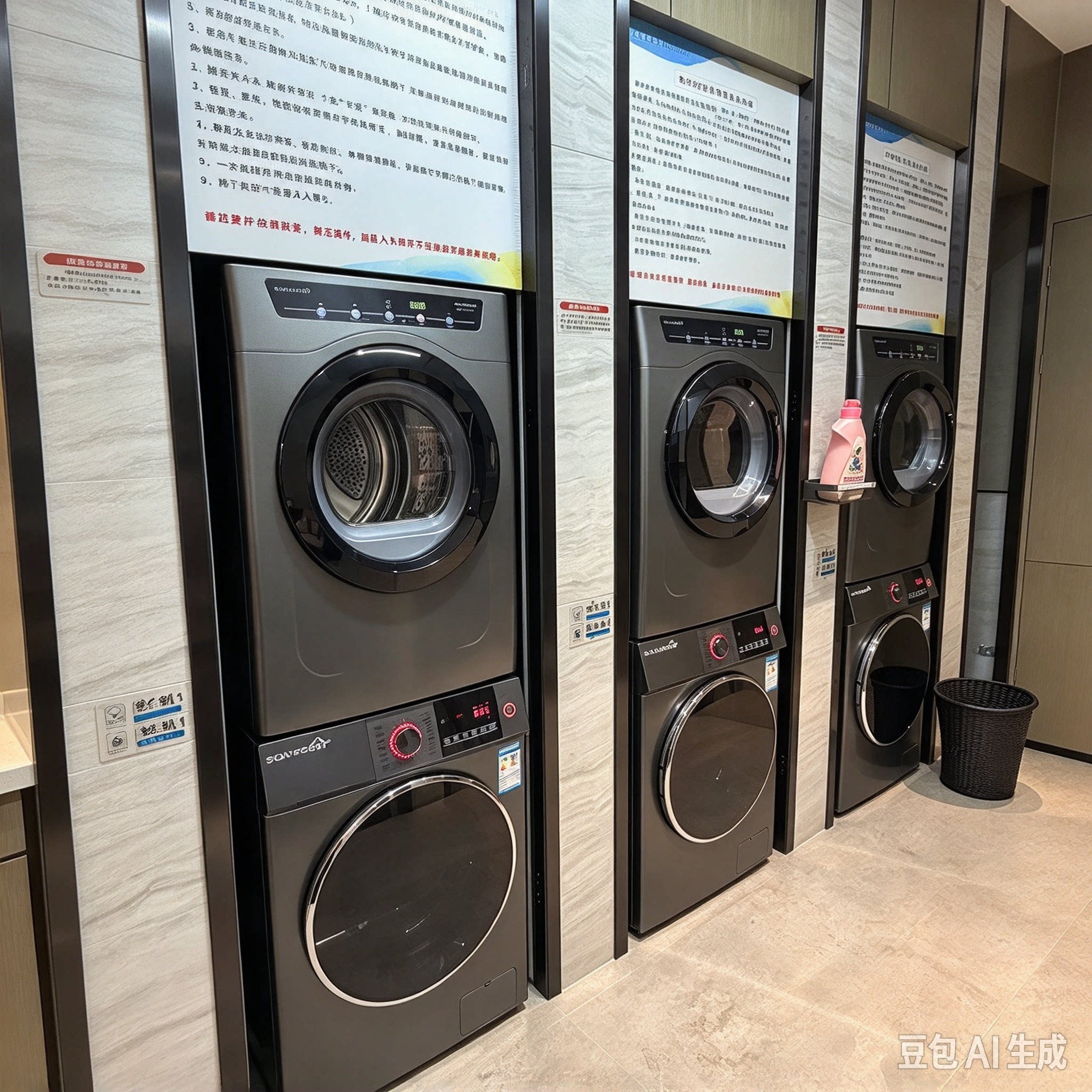 南极点商用25KG酒店宾馆大型衣服烘干机家用滚筒热泵式民宿烘干机