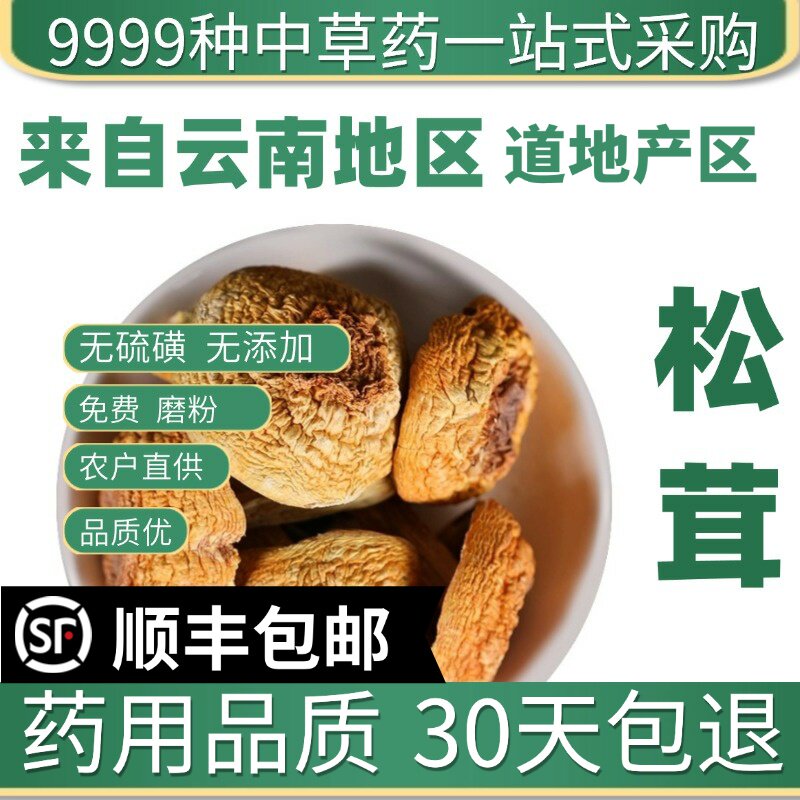 材特级天然松茸 姬松茸 巴氏蘑菇 小松菇 50克煲汤药用