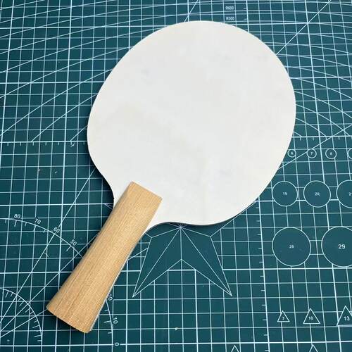 乒乓球拍底板7层纯木横拍底板仿碳结构diy手工特制快攻比赛训练拍