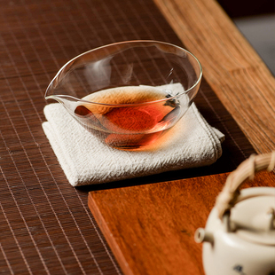 禾风 加厚家用大号茶海功夫茶具分茶器 日式 耐热玻璃公道杯
