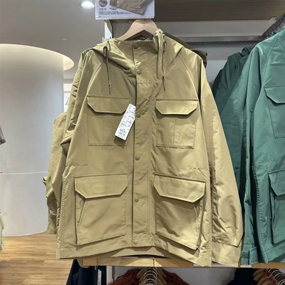 春秋款男装女装户外防水夹克连帽外套登山服冲锋衣459590/464026