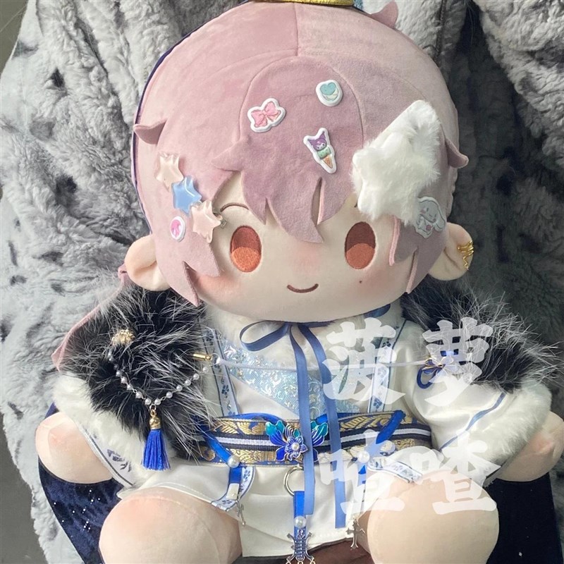 【现货】袁舟绿 代号鸢如鸢袁基40cm棉花娃娃古风娃衣可爱礼物