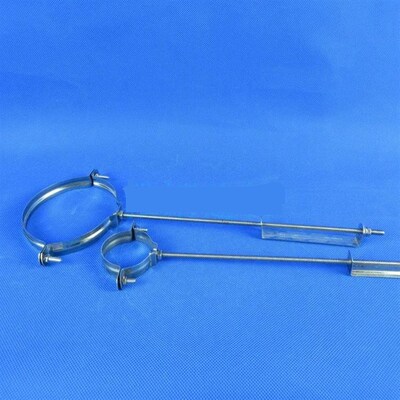 200下水管管卡pvc排水r支架吊卡管箍固定加长不锈钢卡子160抱箍11