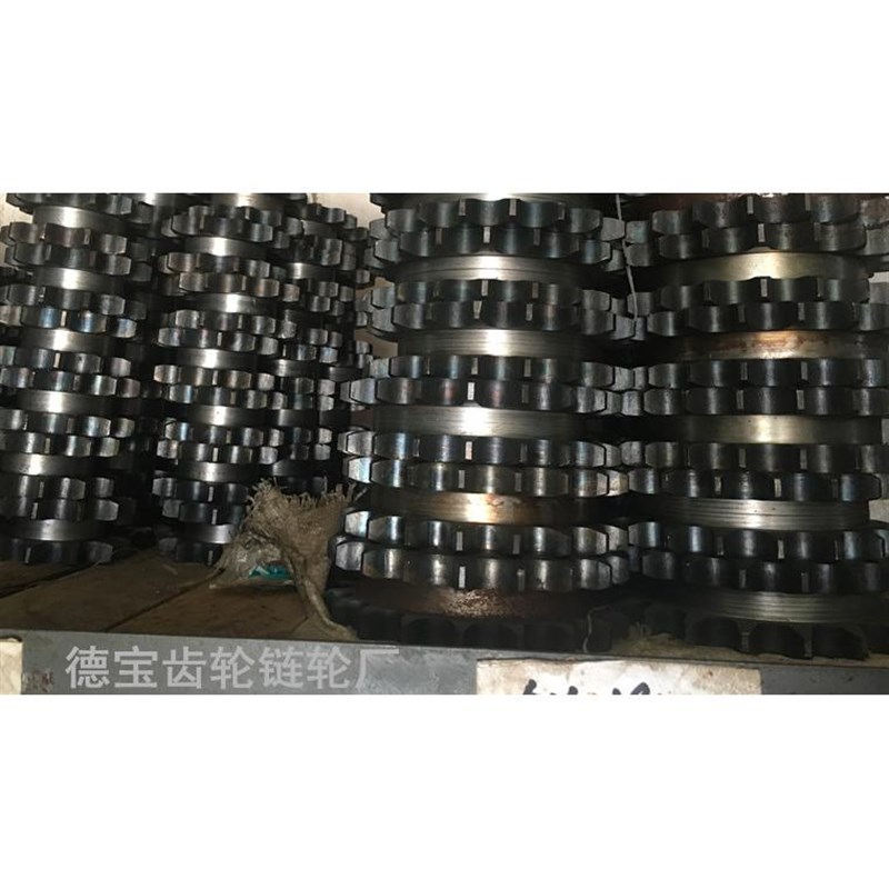 20A双排链轮1寸2双排t齿轮工业链条链轮定做齿轮加工非标机械传动