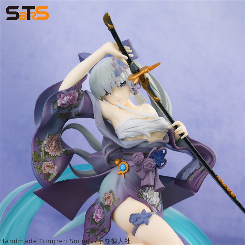 【现货】 绑带拔刀凌华手办 凌华  游戏动漫二次元模型摆件