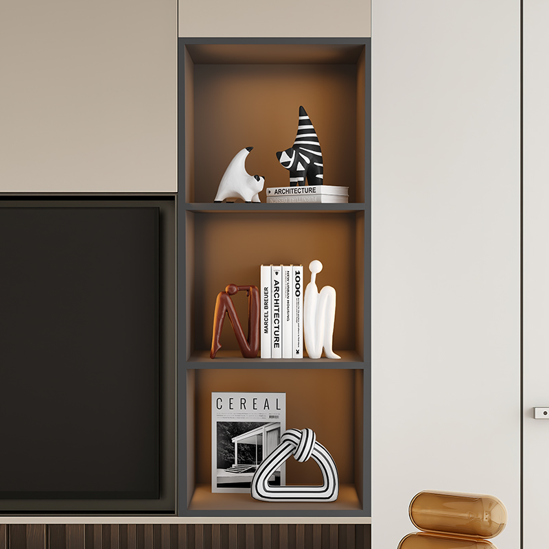 现代北欧高级感软装饰品创意家居客厅电视柜酒柜桌面艺术小众摆件