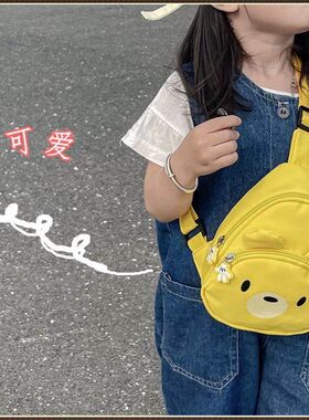 女童包包斜挎包儿童n小女孩可爱韩版胸包小孩女宝宝腰包时尚小包