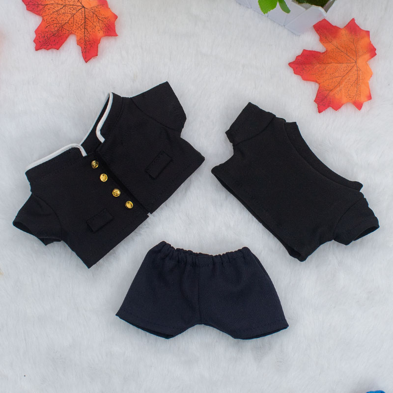 娃衣20CcM套装中山装正装男酷20厘米棉花娃娃衣服替换外套可爱外