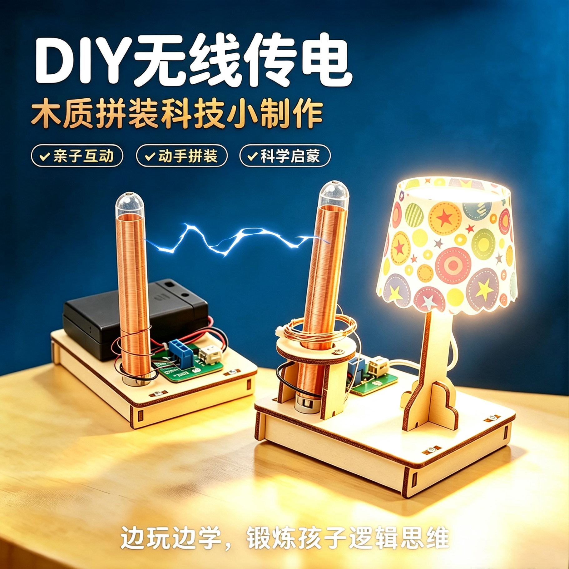 科学小实验DIY无线输电