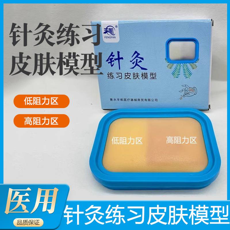 针灸练习包仿真皮肤模型中医学生练习扎针包练针包初学套装练手