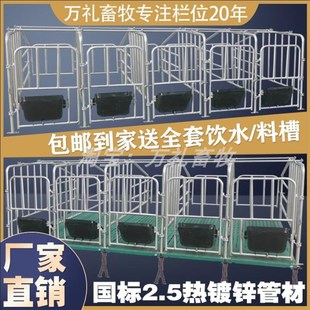 猪用定位栏母猪限位栏落地定位定制围栏杆猪圈猪舍围栏养猪场设备