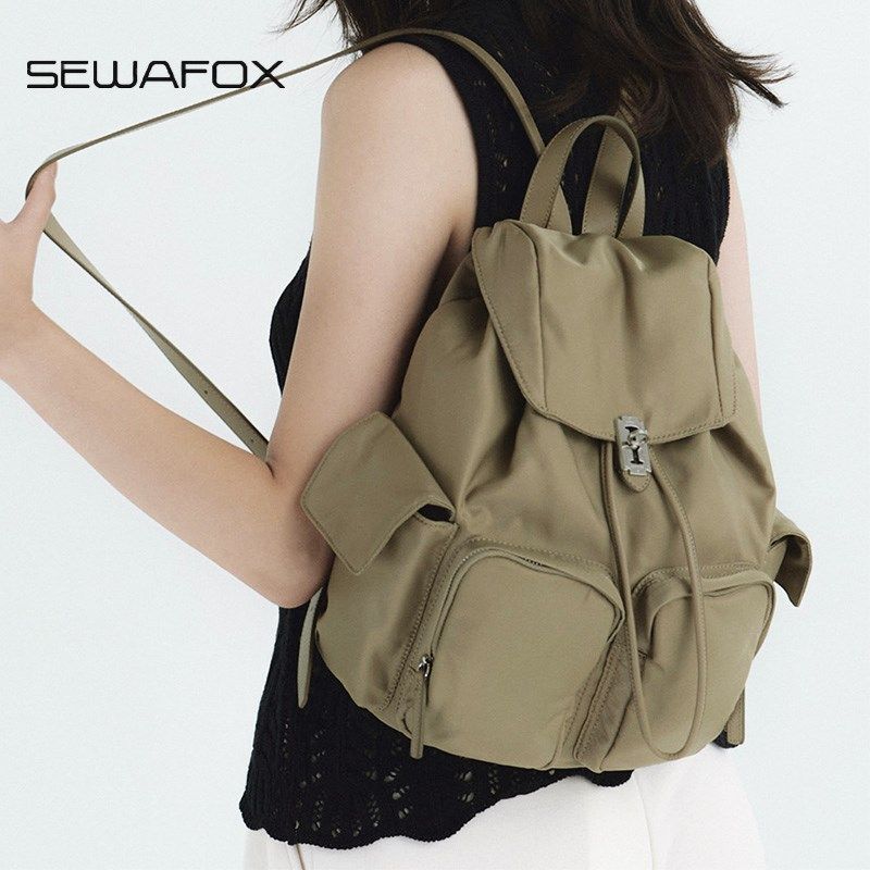 韩系双肩包女旅游轻便高颜值上班通勤户外2024新款休闲防水小背包