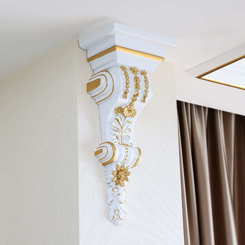 垭口马东阳托罗梁象鼻欧式雕花过道柱头雕花装饰柱头柱头木雕石膏