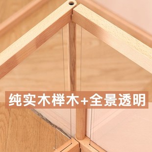 狗围栏狗窝狗笼子房子室内家用小型犬 宠物狗狗围栏透明护栏组装