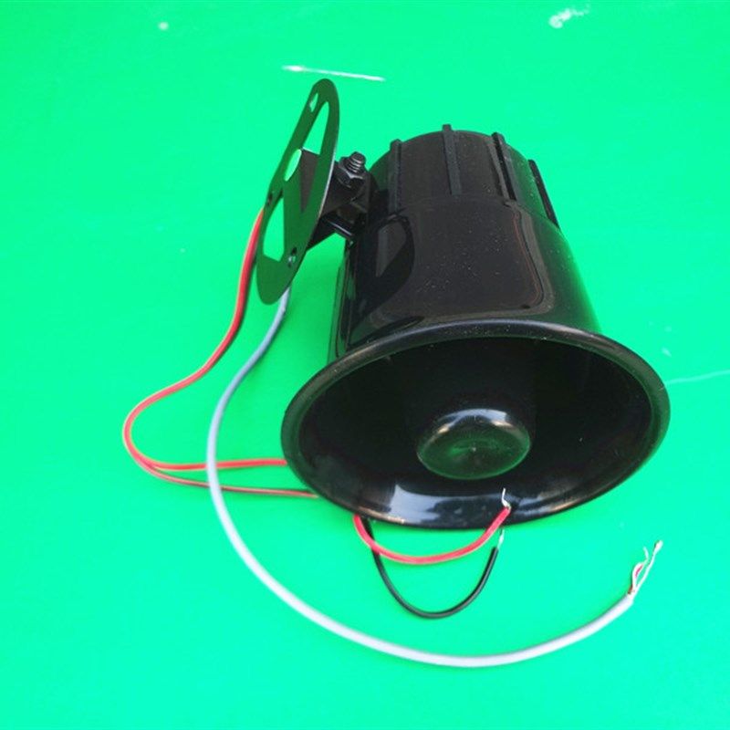 摄像头喇叭高音号角12v有源音响室外防水监控喊话外接扩音器音箱